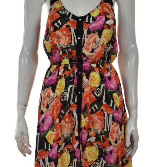 silence + noise Print Bra Dress With Cutout Back, Sz XS - Picture 8 of 8